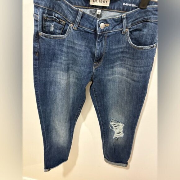 DL1961 DAVIS SKINNY BOYFRIEND JEANS - Picture 2 of 6